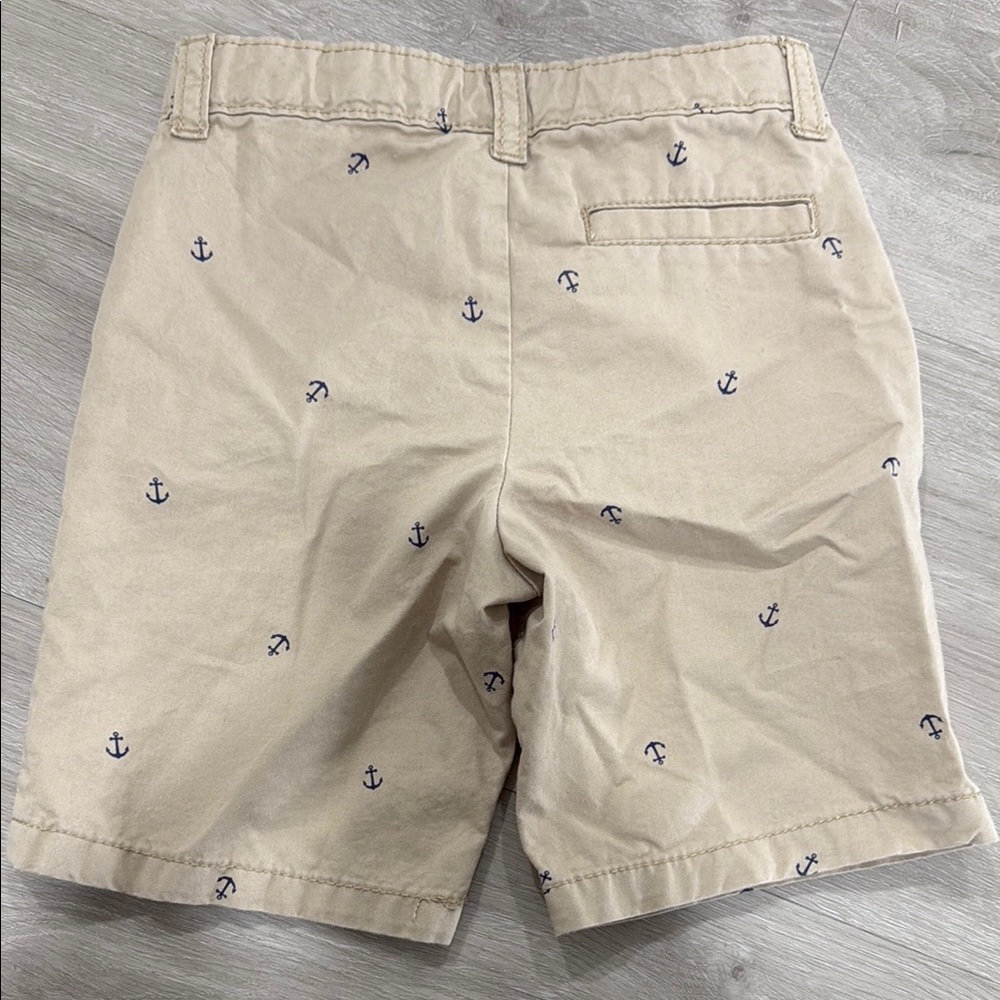 Carter's Navy Polo with Khaki Shorts Set - Picture 2 of 3